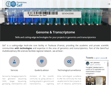 Tablet Screenshot of get.genotoul.fr